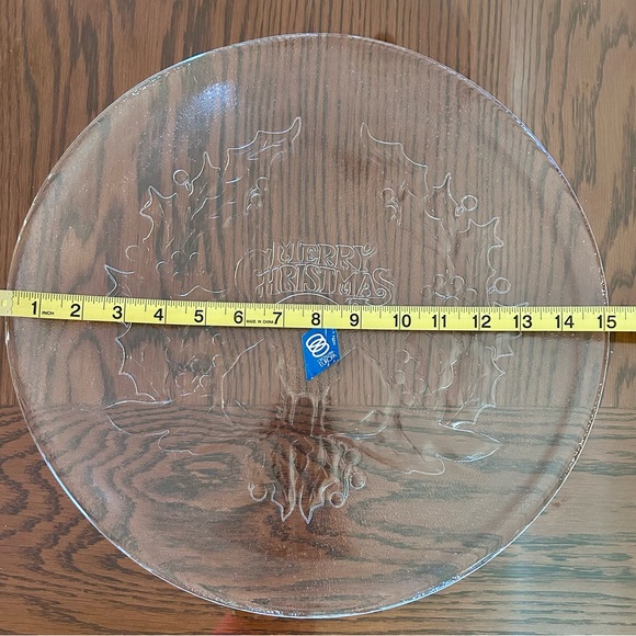 Cristaleria Europa Merry Christmas Platter - Picture 5 of 5